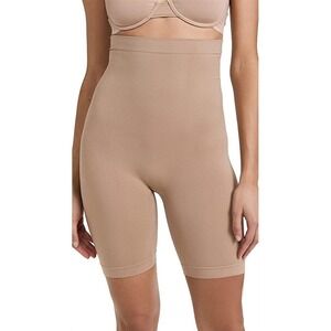 NWOT Yummie Tummie M/L High Waist Thigh Shaper YT4-145 Beige 104118